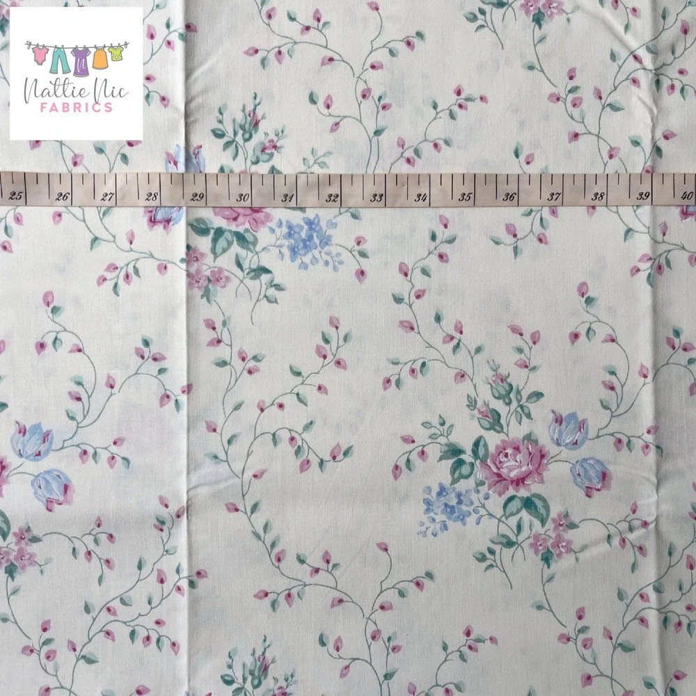 Vintage Full‎ (double) Sheet Set, JcPenneys, Brand New cream with pink floral